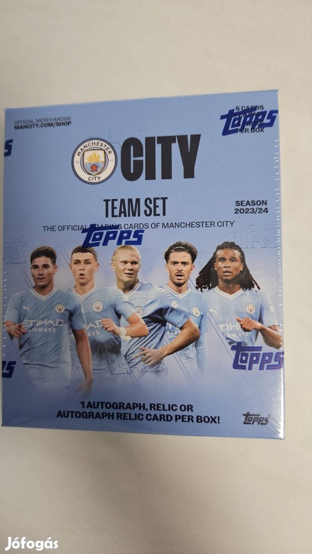 Manchester city team set box 23/24