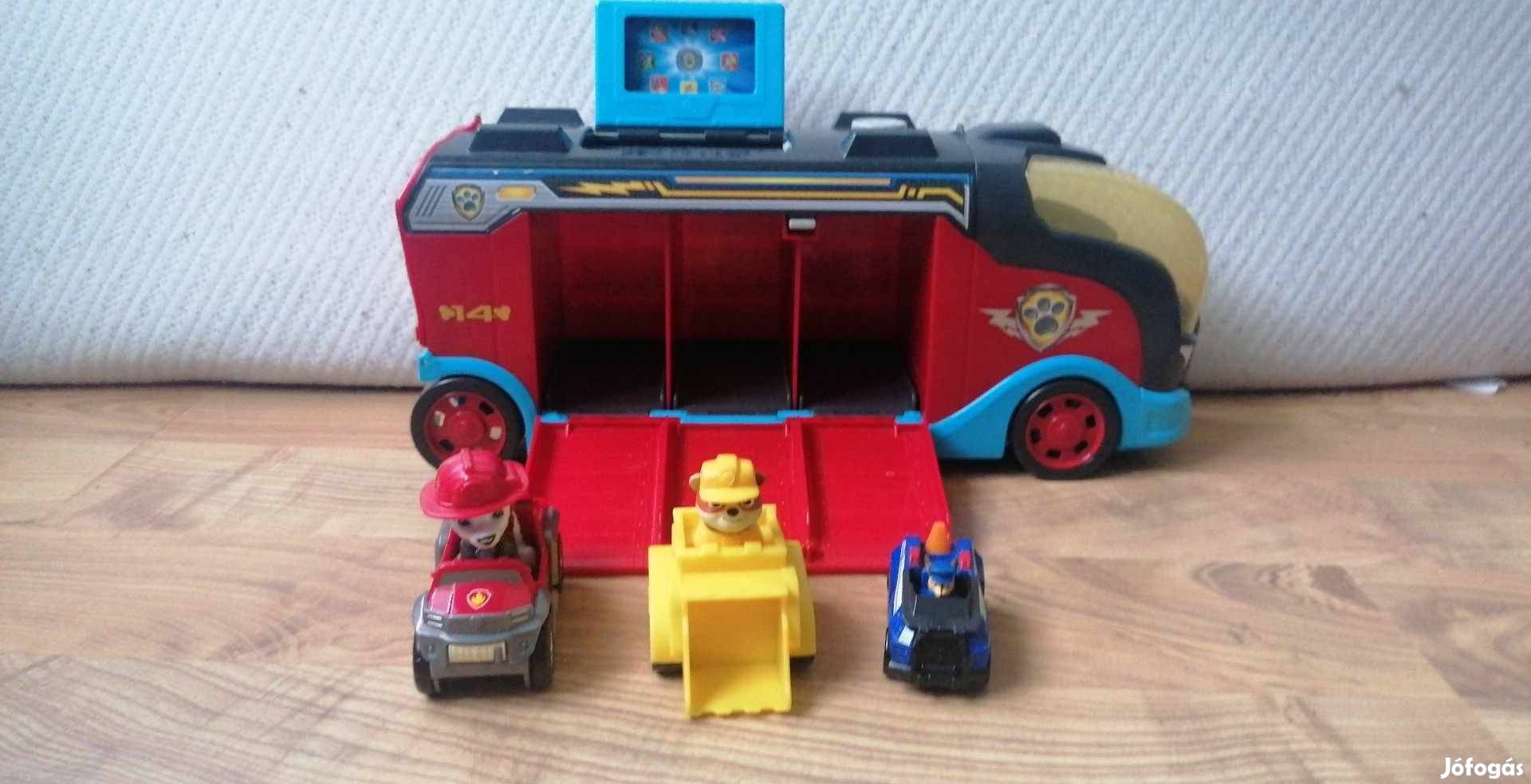 Mancs Őrjárat Mighty Pups Cruiser kocsi szállító kamion