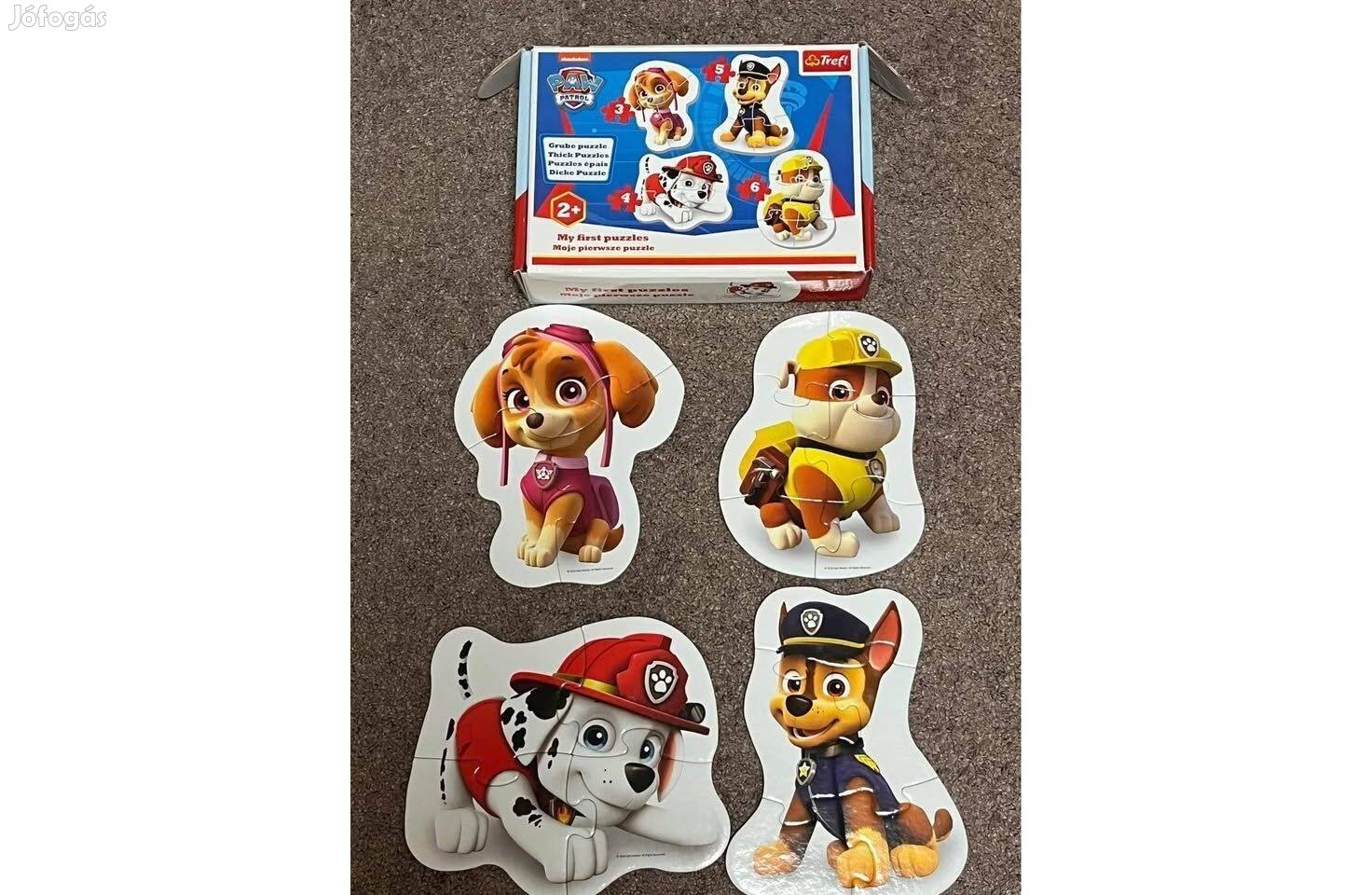 Mancs Őrjárat first puzzle, első kirakós 4 db-os