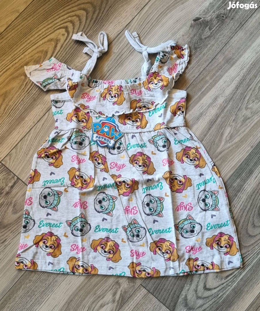 Mancs Sky és Everest mintás kislány nyári ruha