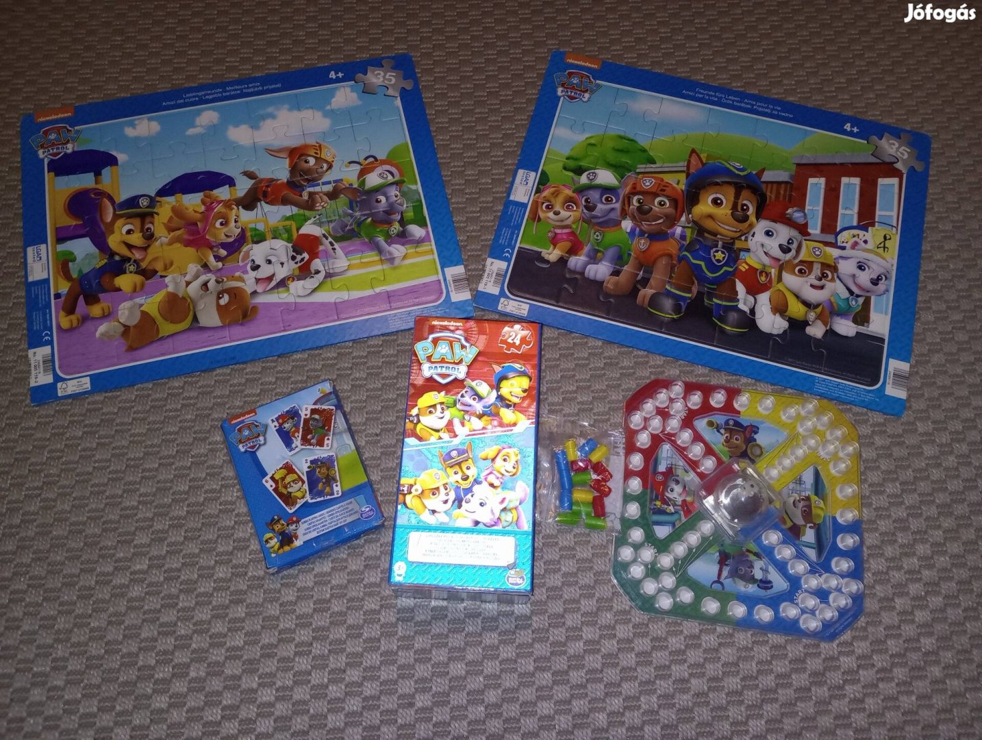 Mancs őrjárat (Paw patrol) csomag (társas, kártya, puzzle, bingó)