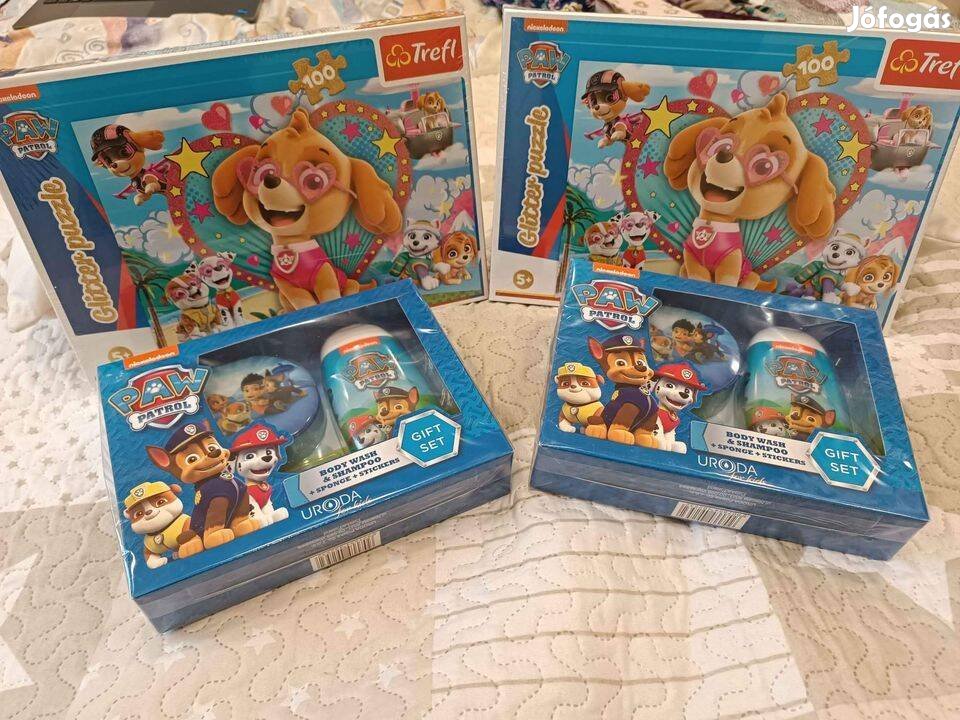 Mancs őrjárat / Paw patrol puzzle+tusfürdő csomag