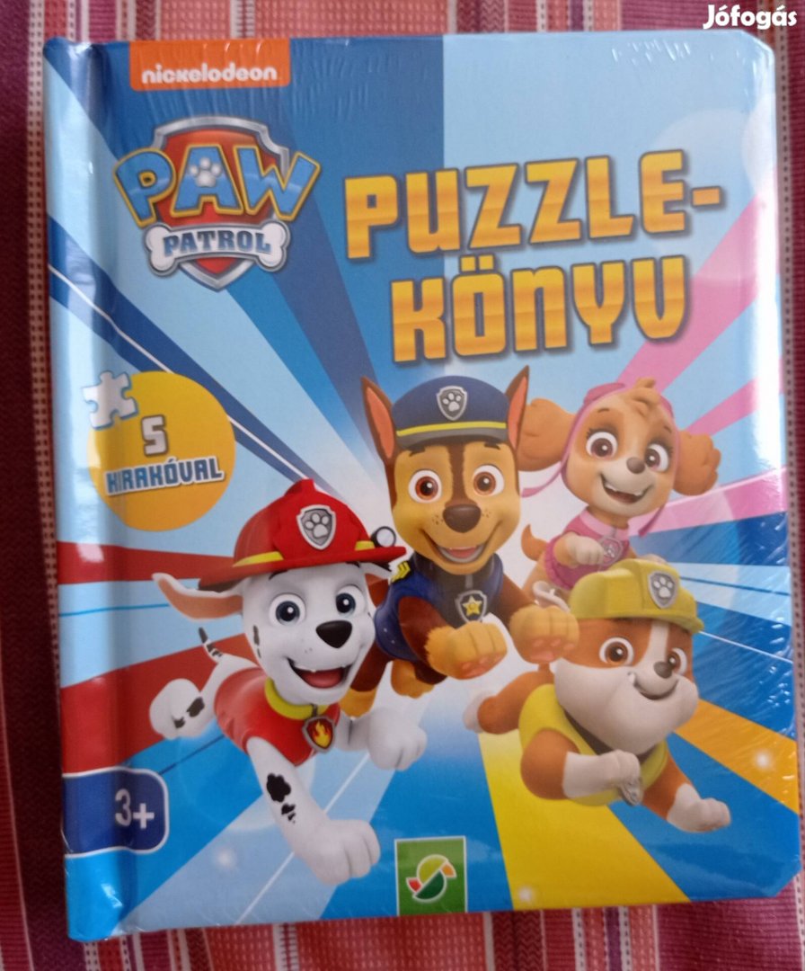 Mancs őrjárat puzzlekönyv, matricás könyv, kártya 