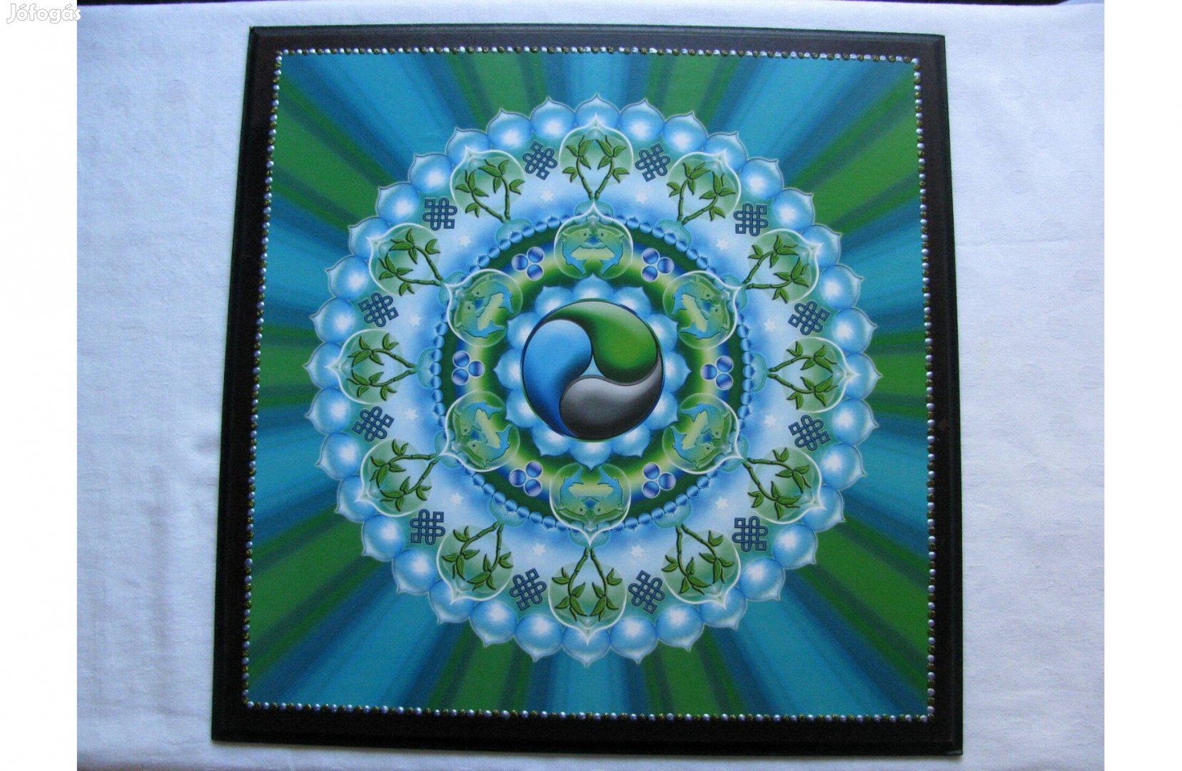Mandala kép, 42 x 42 cm