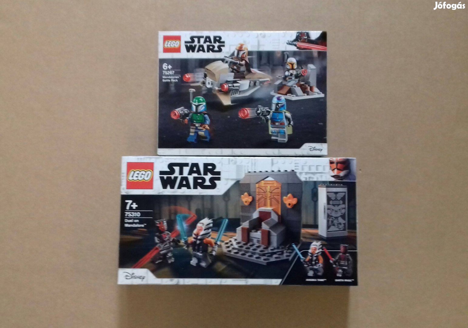 Mandalór bontatlan Star Wars LEGO 75267 Csata + 75310 Párbaj utánvét G