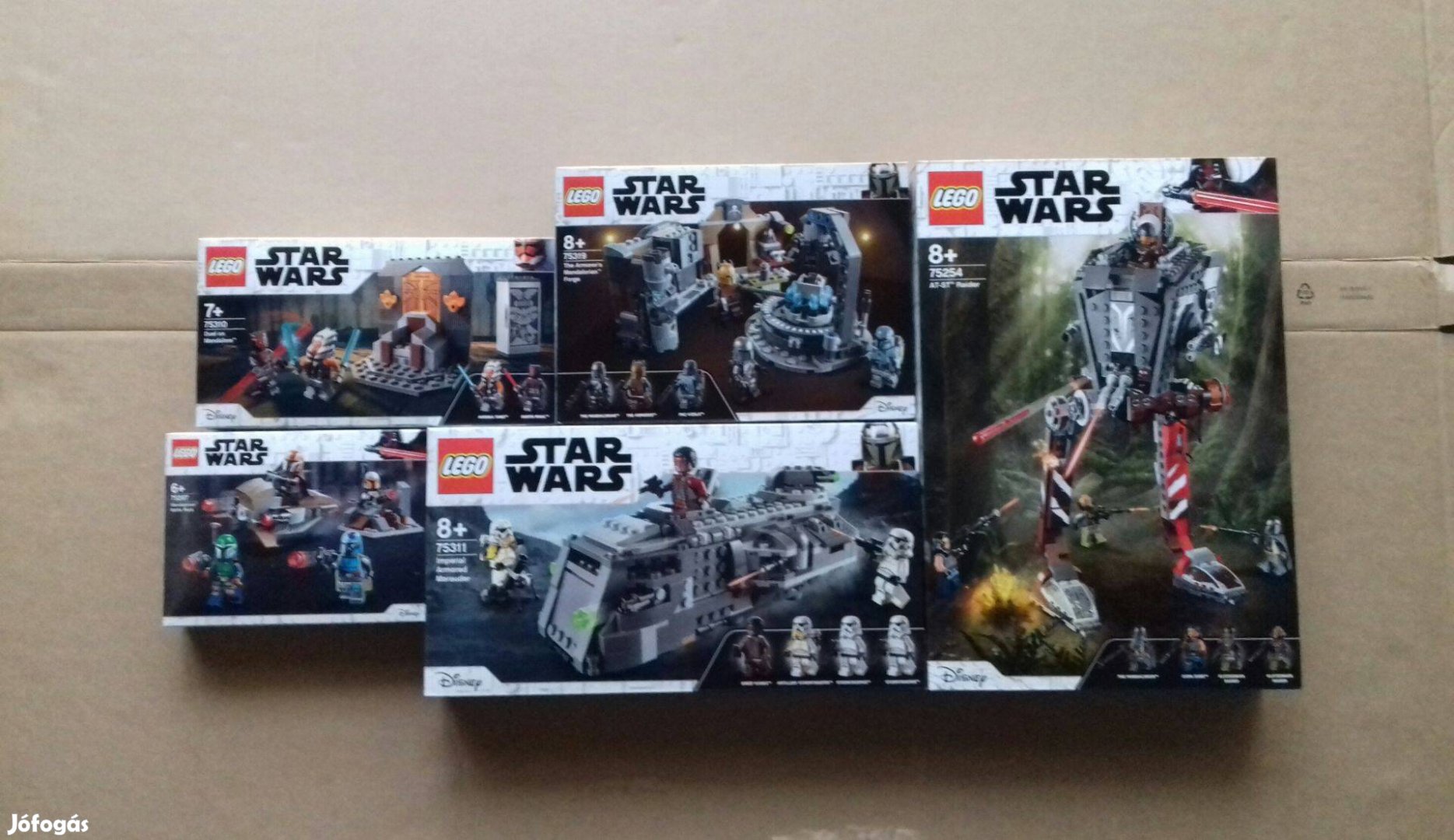 Mandalóri Star Wars LEGO 75267 75310 + 75311 + 75319 + 75254 Foxp.árba