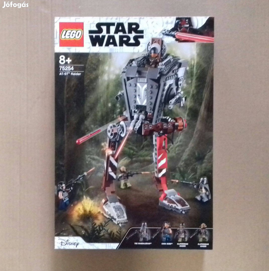 Mandalóri - bontatlan Star Wars LEGO 75254 AT-ST Raider Utánvét GLS Fo