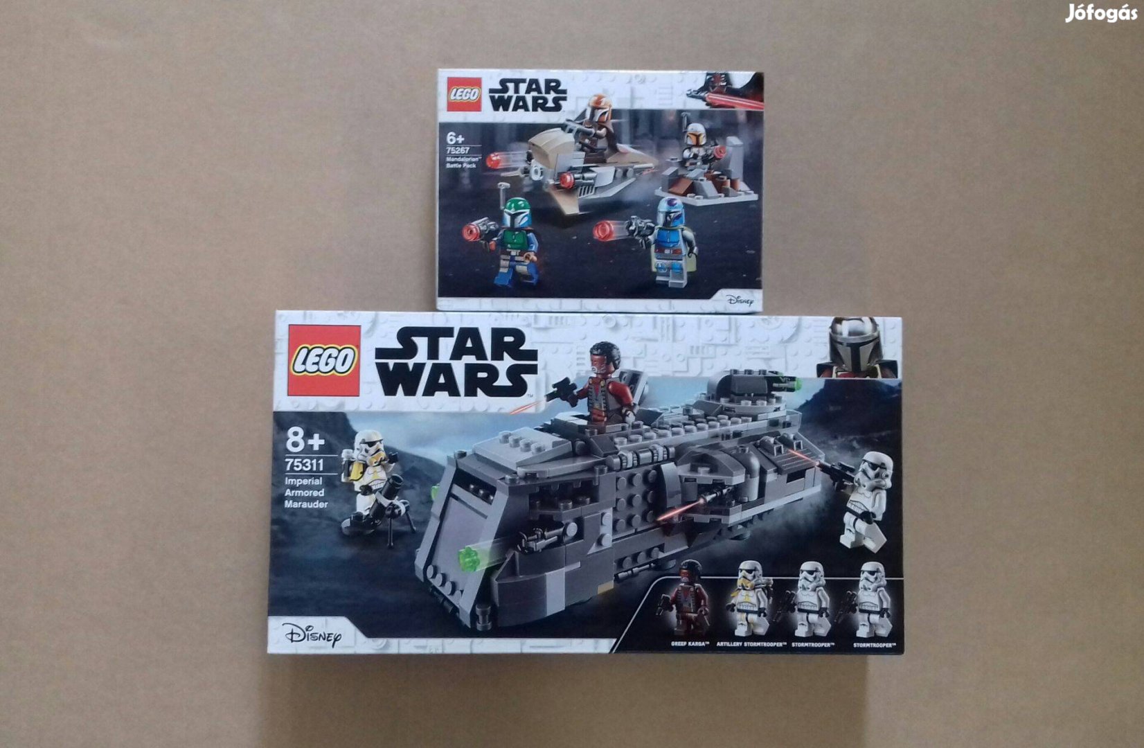 Mandalóri bontatlan Star Wars LEGO 75267 Csata + 75311 Martalóc Fox.ár