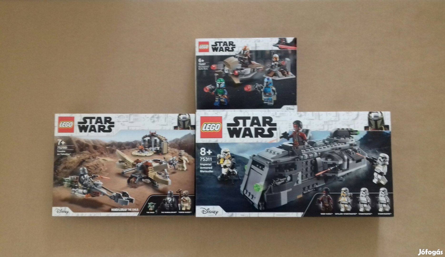 Mandalóri bontatlan Star Wars LEGO 75267 + 75299 + 75311 Fox.az árban