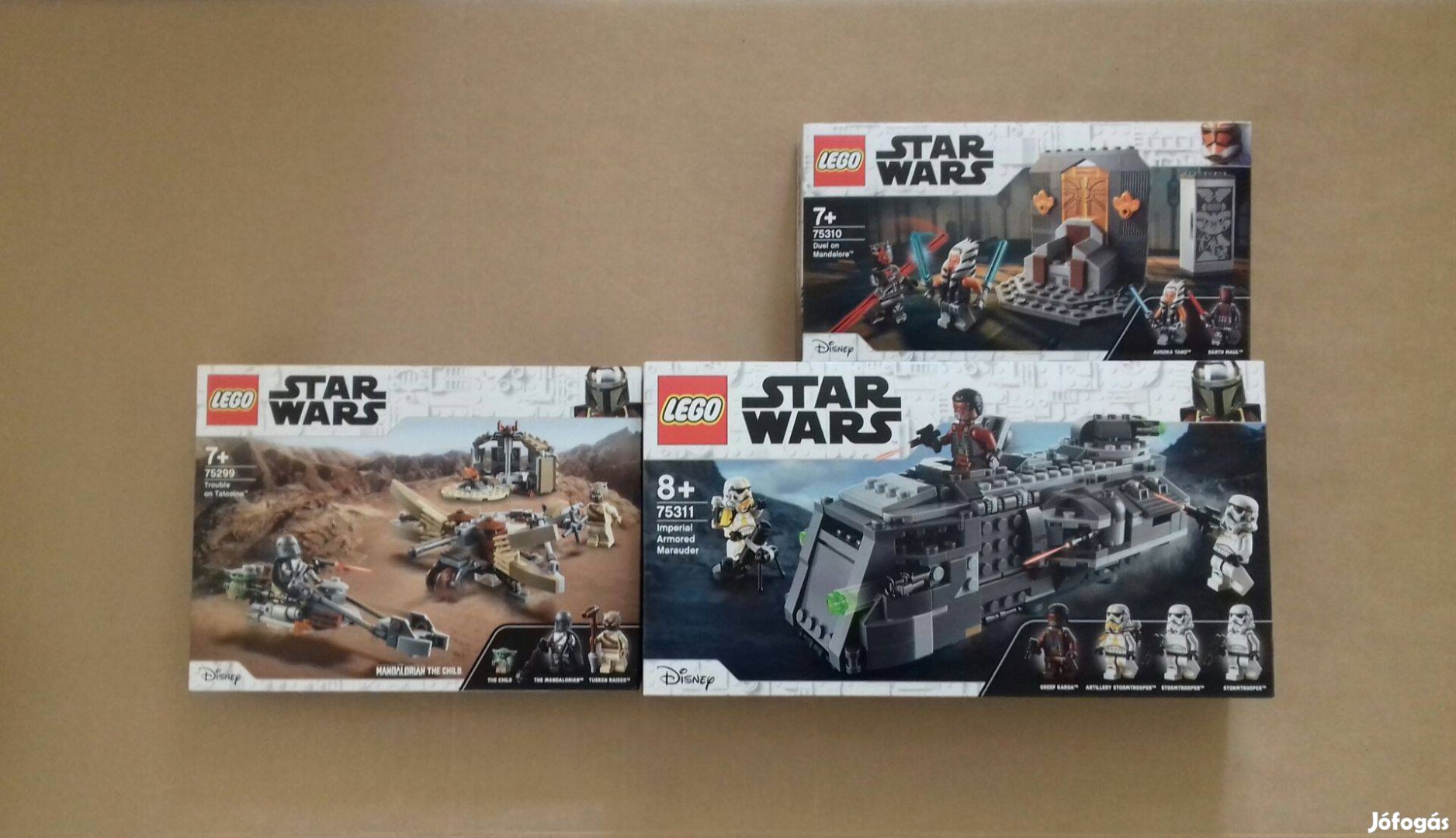 Mandalóri bontatlan Star Wars LEGO 75299 + 75310 + 75311 Fox.az árban