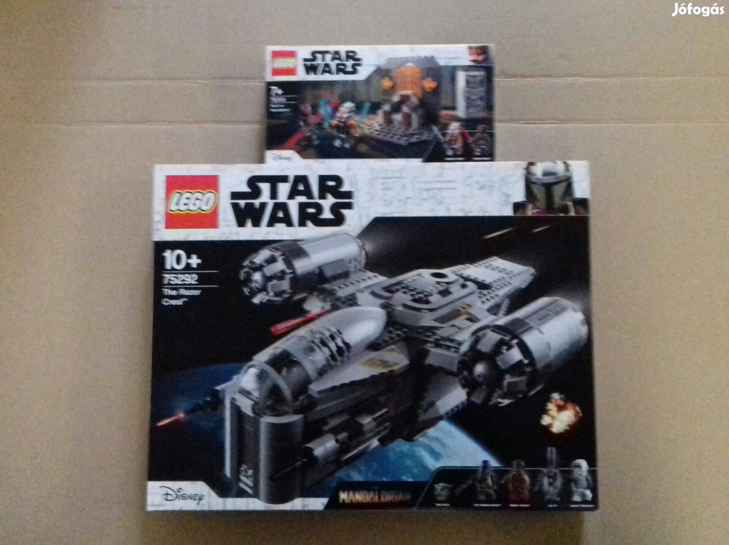 Mandalóri bontatlan Star Wars LEGO 75310 Párbaj + 75292 Razor Fox.árba