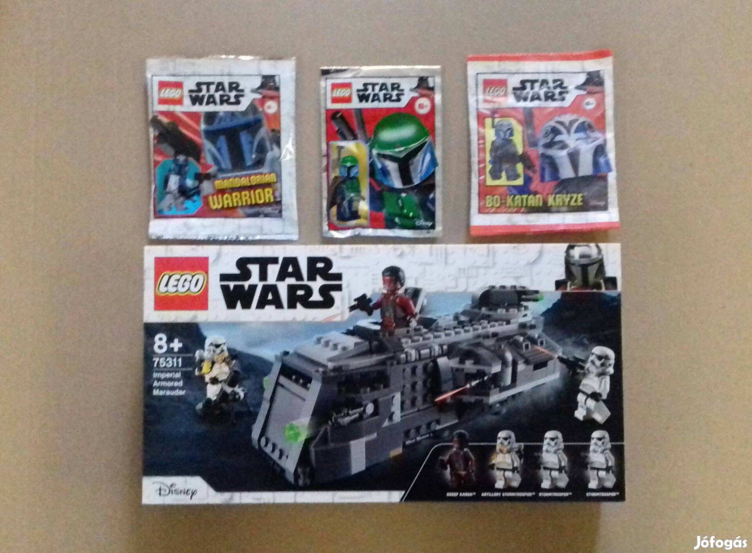 Mandalóri bontatlan Star Wars LEGO 75311 Martalóc + 3 minifigura Foxár