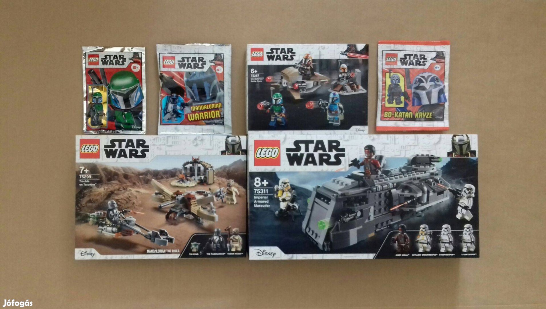 Mandalóri új Star Wars LEGO 75267 75299 75311 + 3 minifigura Fox.árban