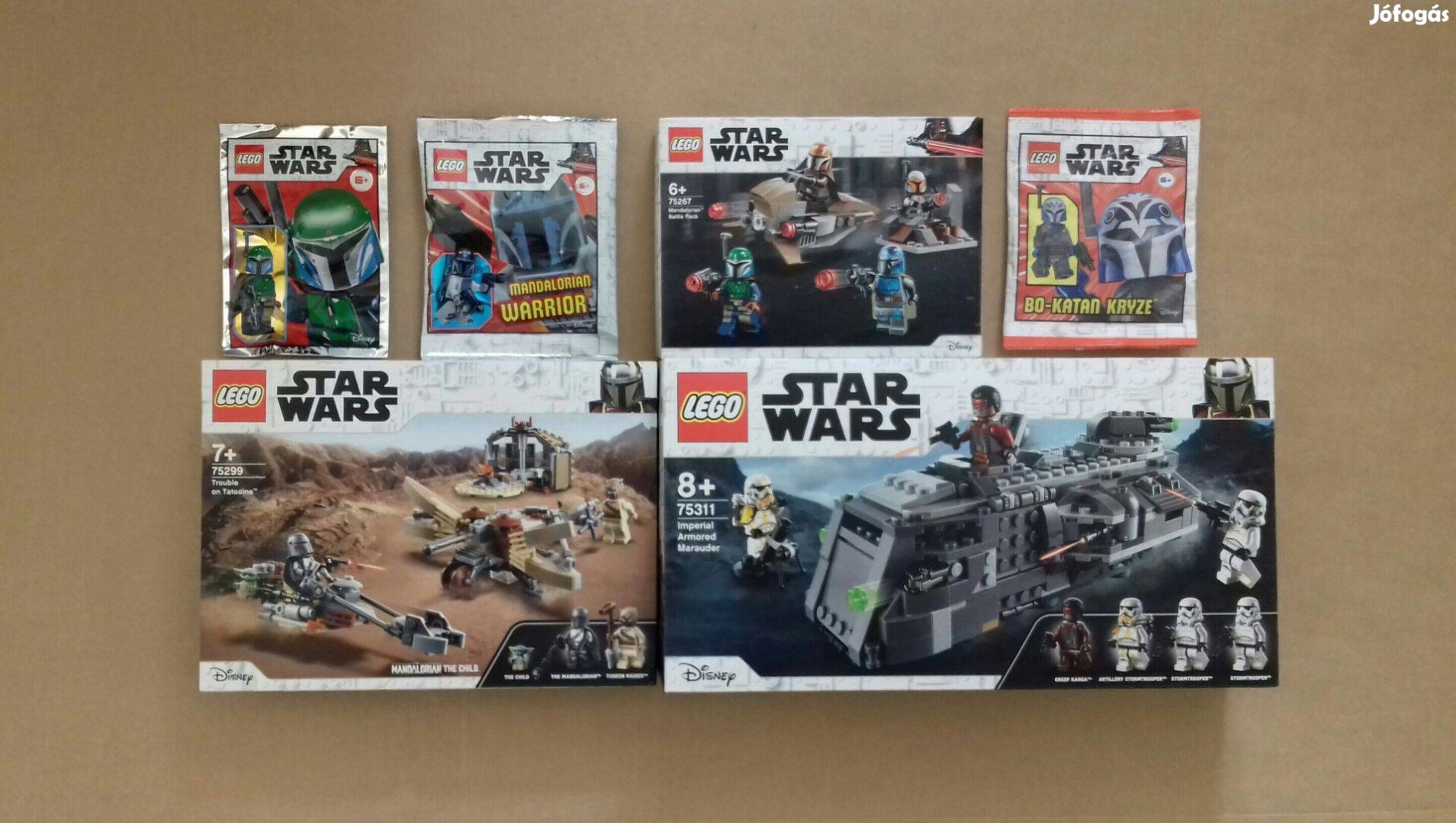 Mandalóri új Star Wars LEGO 75267 75299 75311 + 3 minifigura Fox.árban