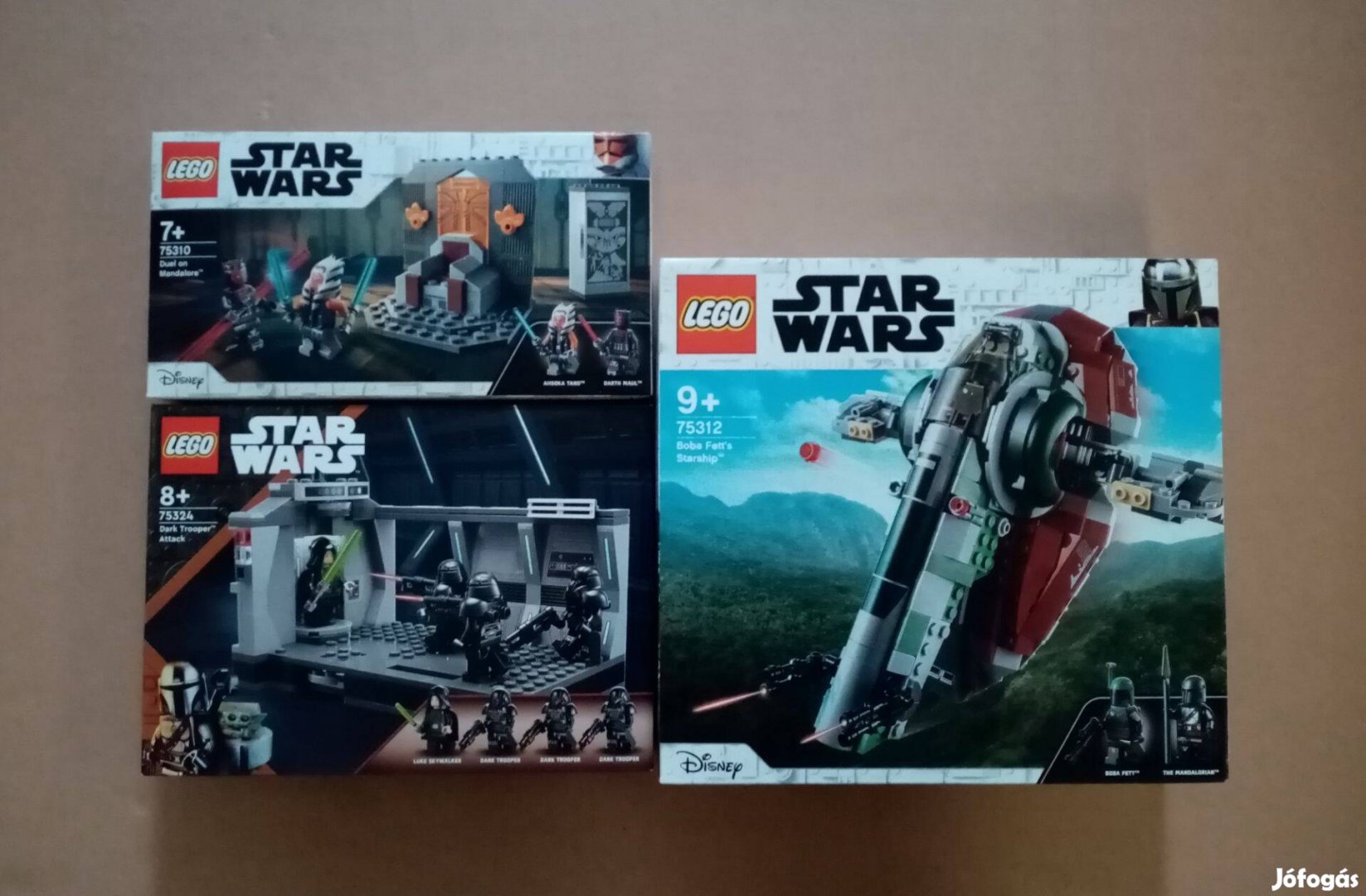 Mandalorian bontatlan Star Wars LEGO 75310 + 75312 + 75324 utánvét