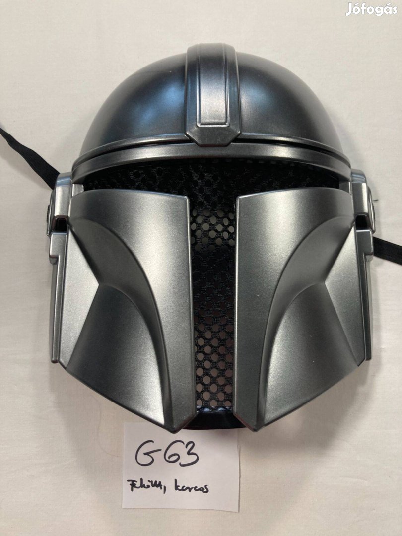 Mandalorian maszk, Mandalorian jelmez maszk Star Wars jelmez maszk G63