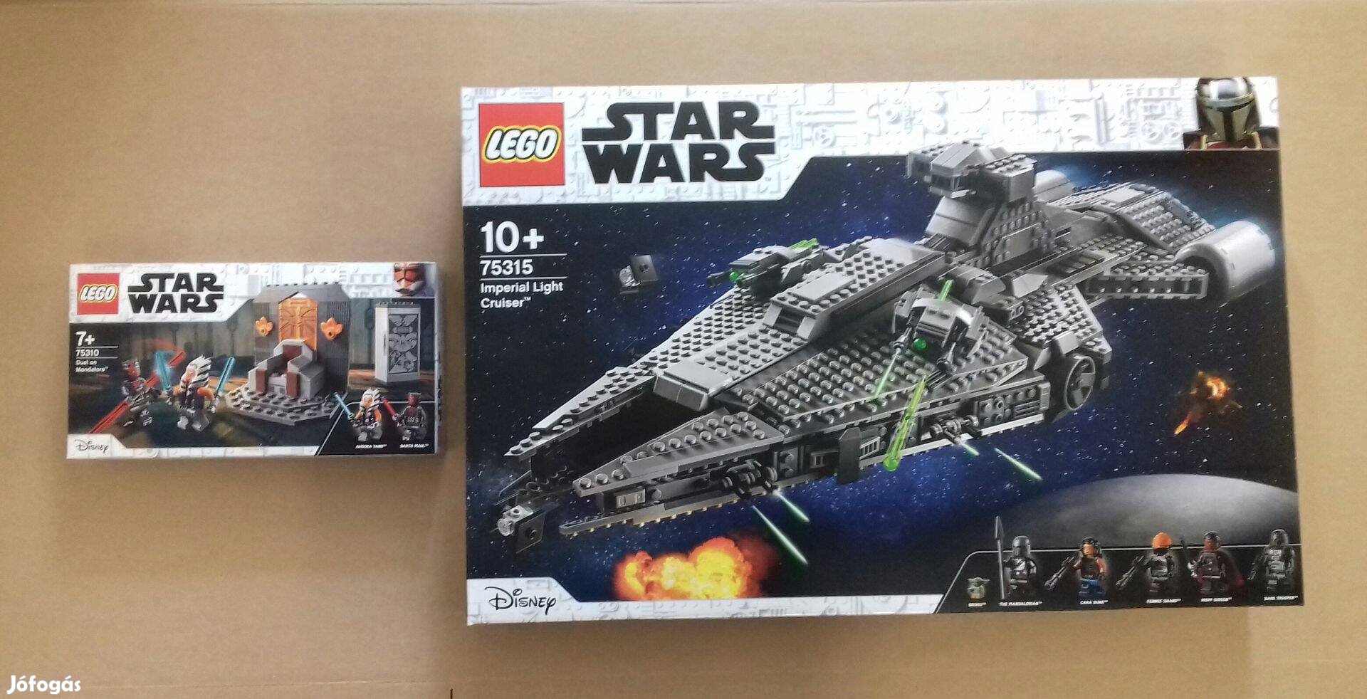 Mandalóris Star Wars LEGO 75310 Párbaj + 75315 Könnyűcirkáló Fox.árban