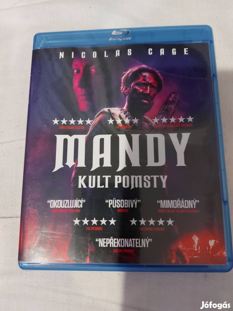 Mandy- A bosszú kultusza blu-ray ,magyar hang!