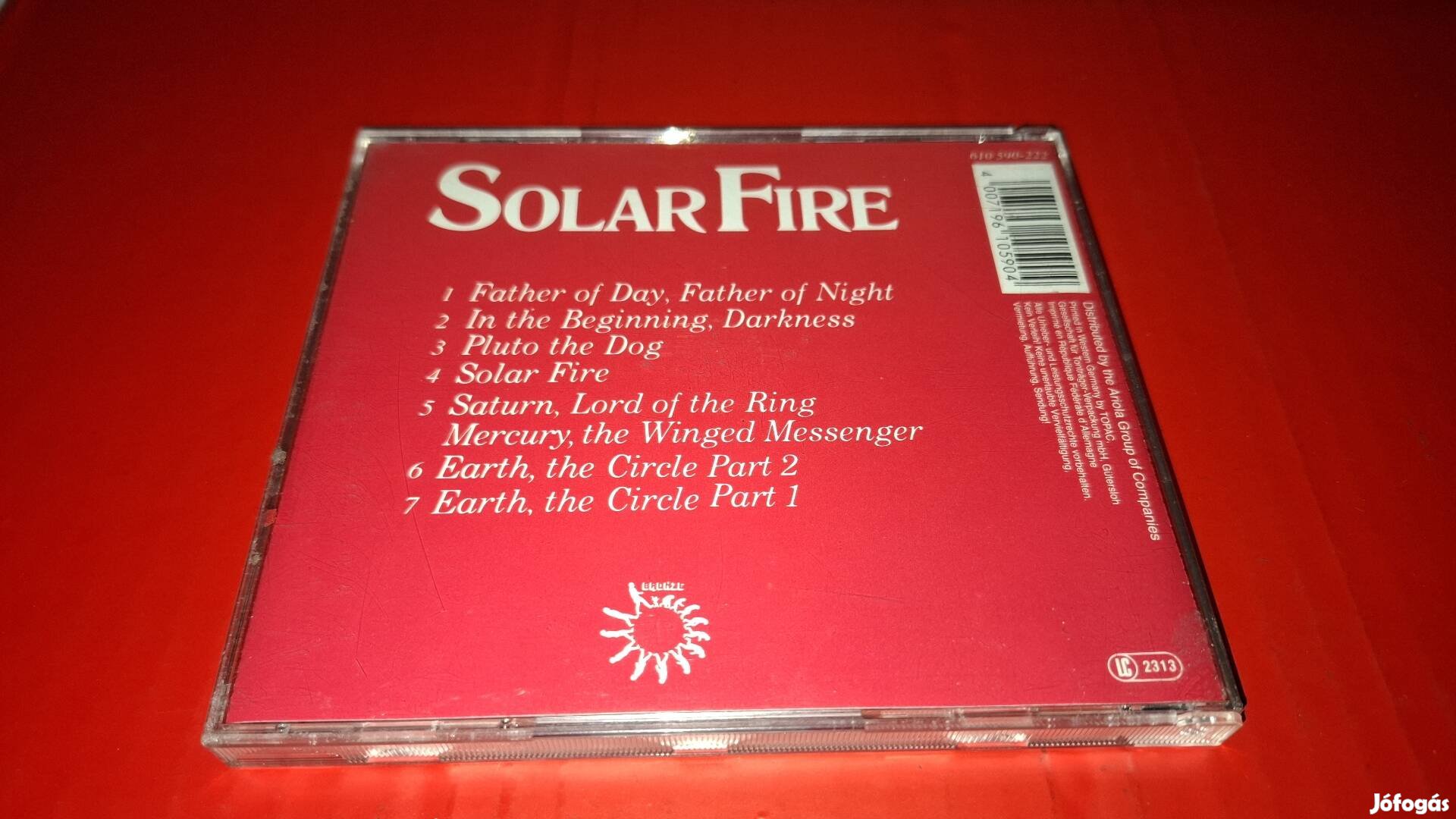 Manfred Mann's Earth Band Solar fire Cd 1985