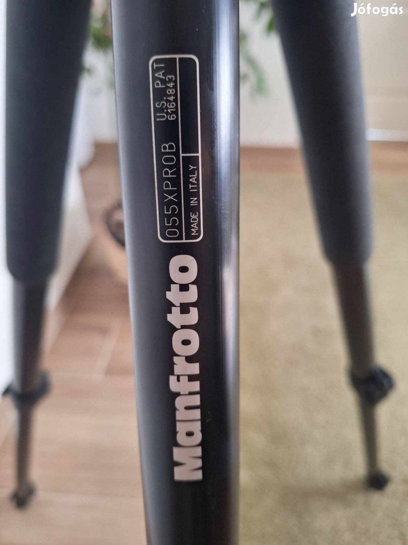 Manfrotto 055Xpr0B + 808RC4 fej