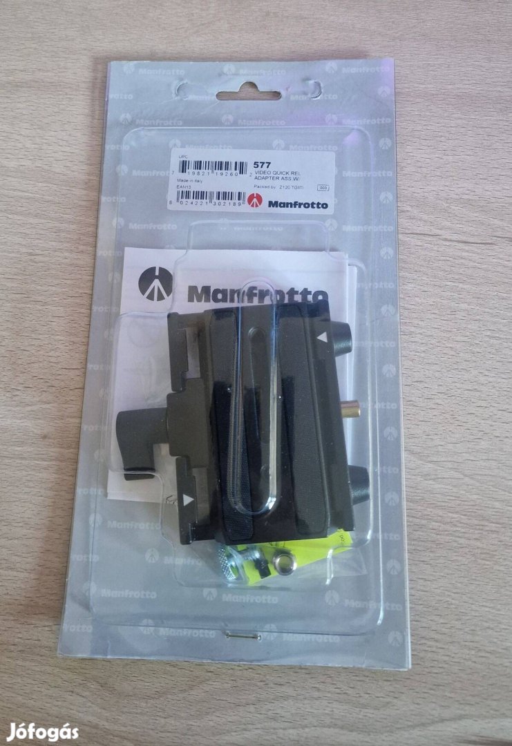 Manfrotto 577 Gyorskioldó talp adapter csúszótalppal