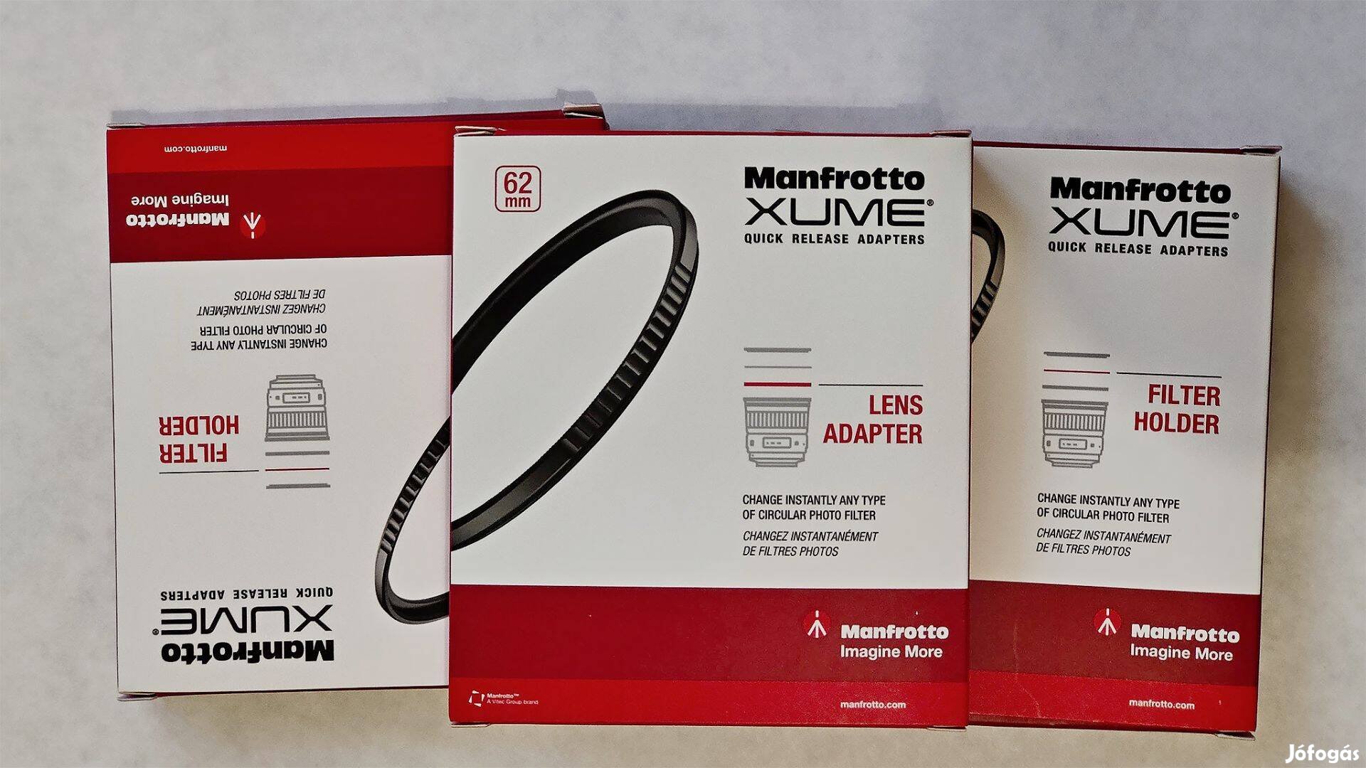 Manfrotto Xume objektívadapter készlet 62 mm