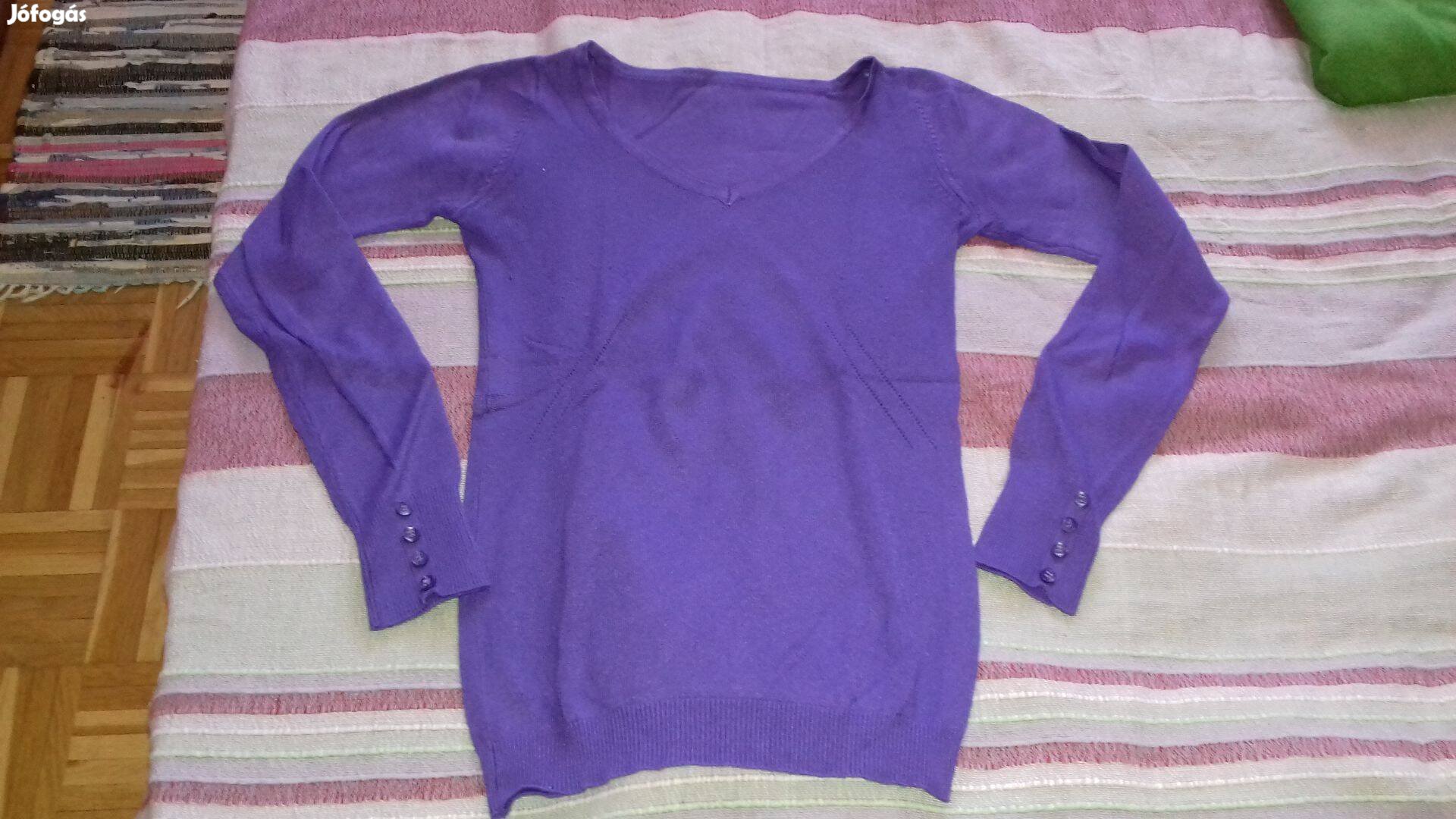Mango csinos kékeslila felső XS-es új