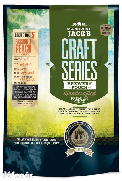 Mangrove Jacks Maracuja és Barack Cider sŰrítmény 2,4 kg