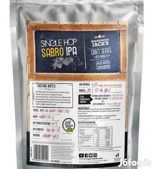 Mangrove Jack's Single Hopped IPA SABRO - 2.5kg (4387)