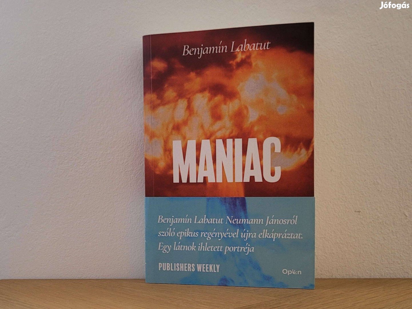 Maniac - Benjamín Labatut könyv eladó