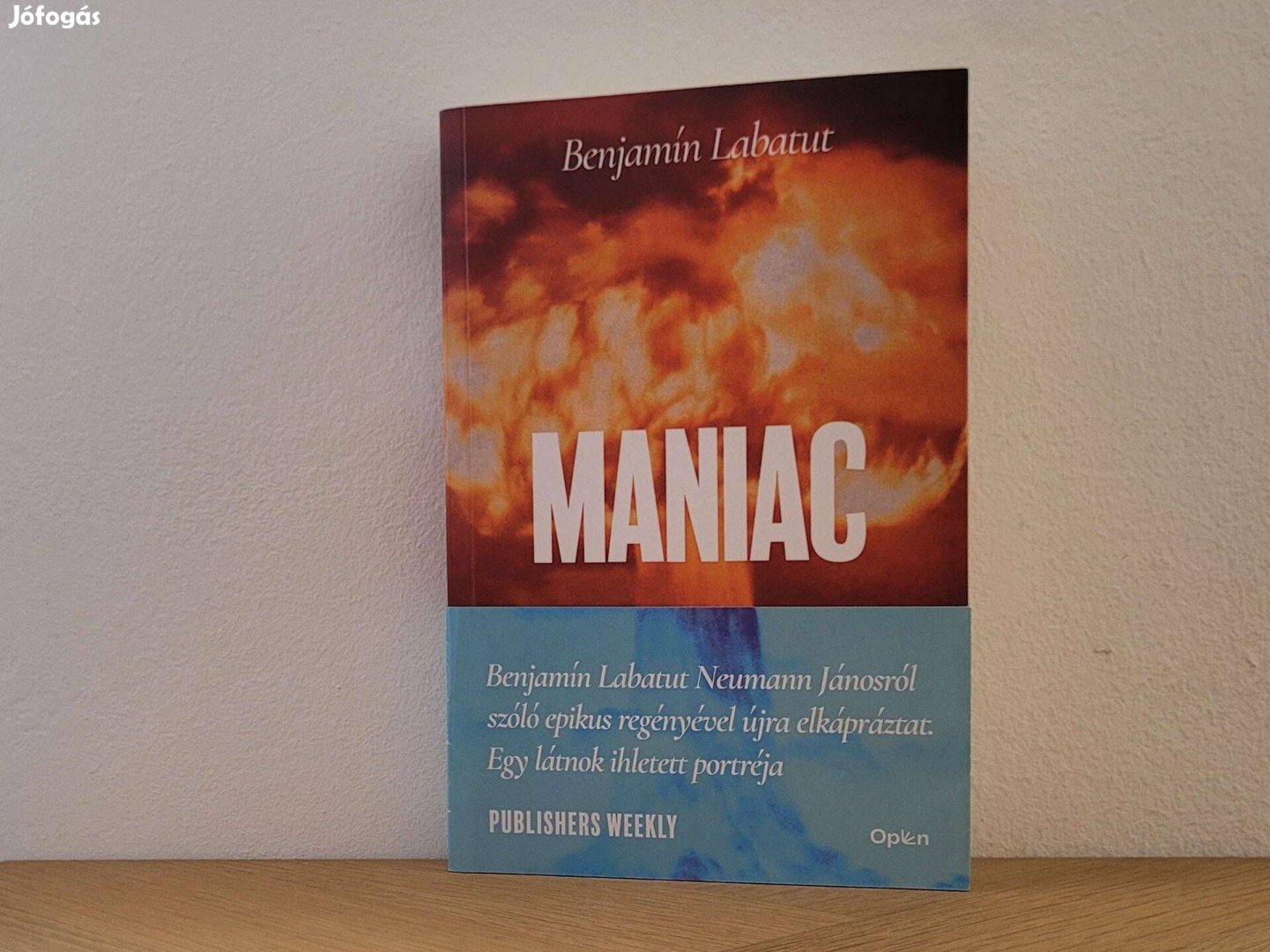 Maniac - Benjamín Labatut könyv eladó
