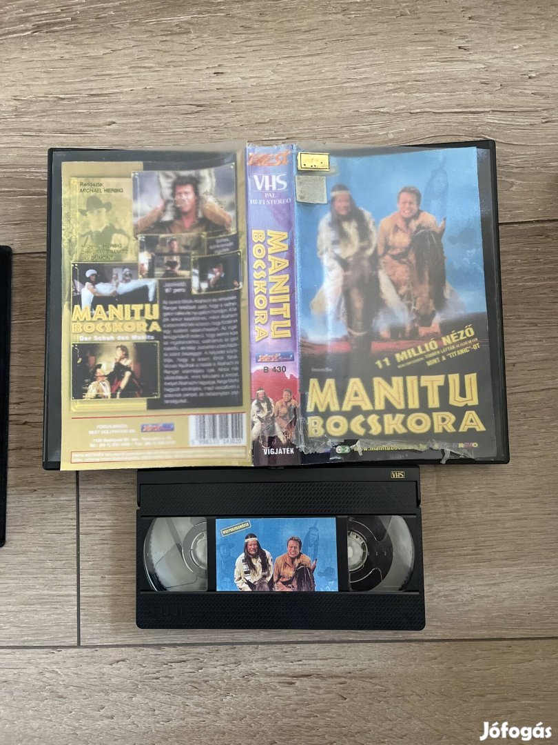 Manitu bocskora vhs 