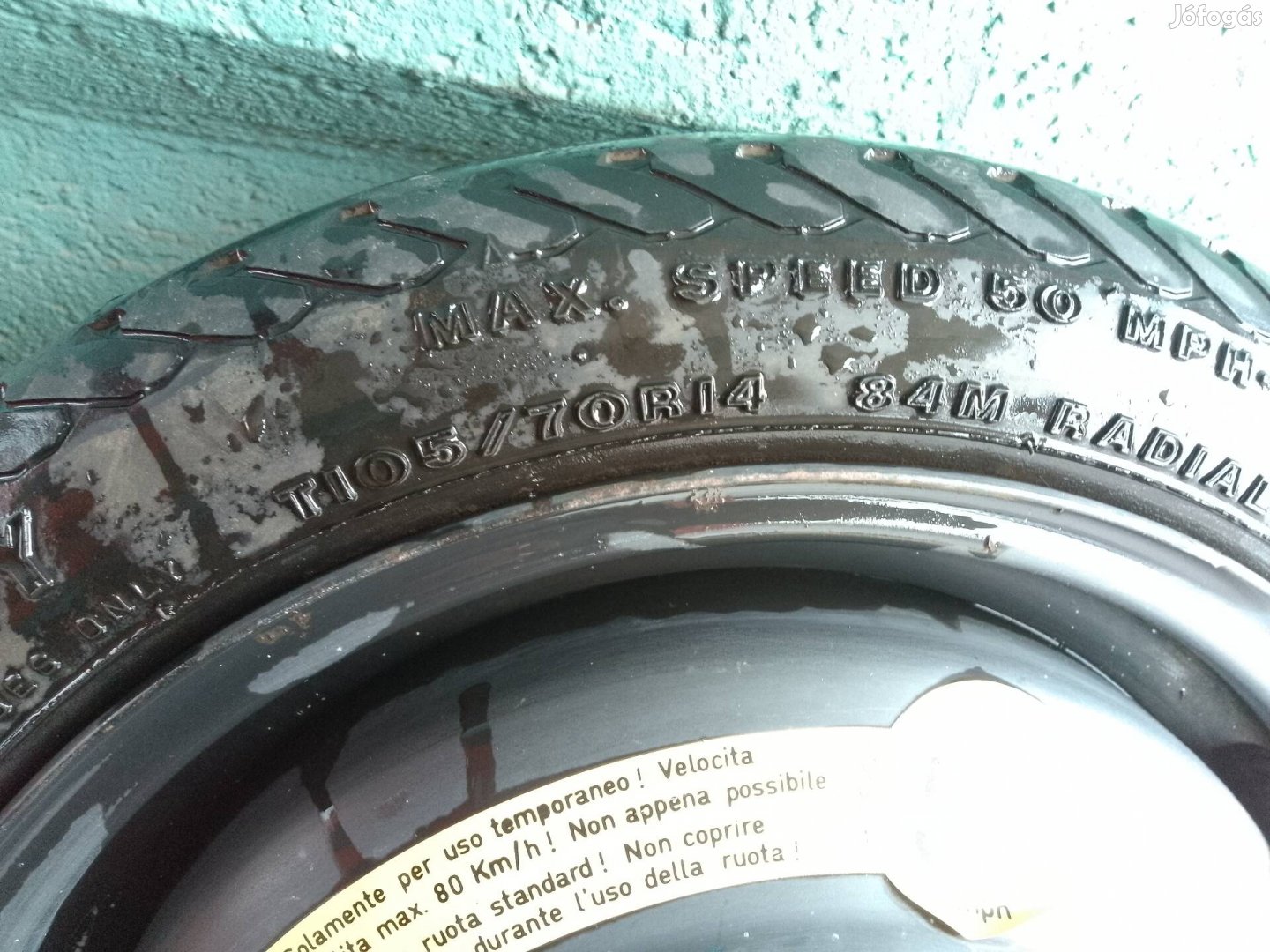 Mankó kerék 14". 4x100.