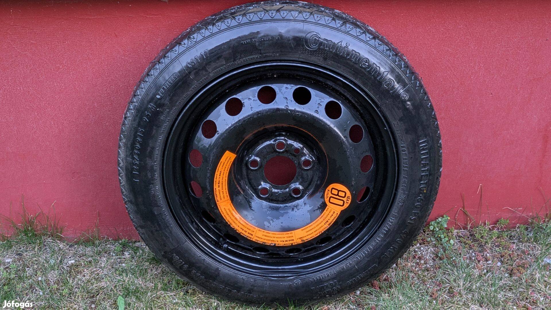 Mankókerék Continental, 125/80 R15 95M kifogástalan állapotban