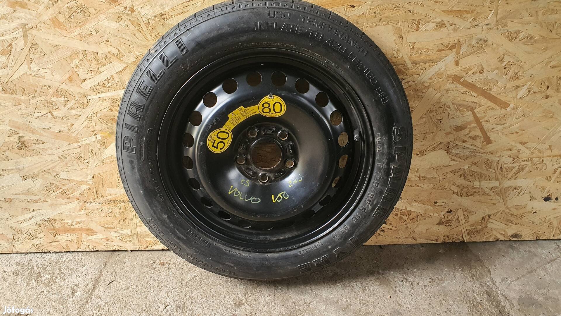 Mankókerék  Volvo V50 125/85 R16 24.05.31