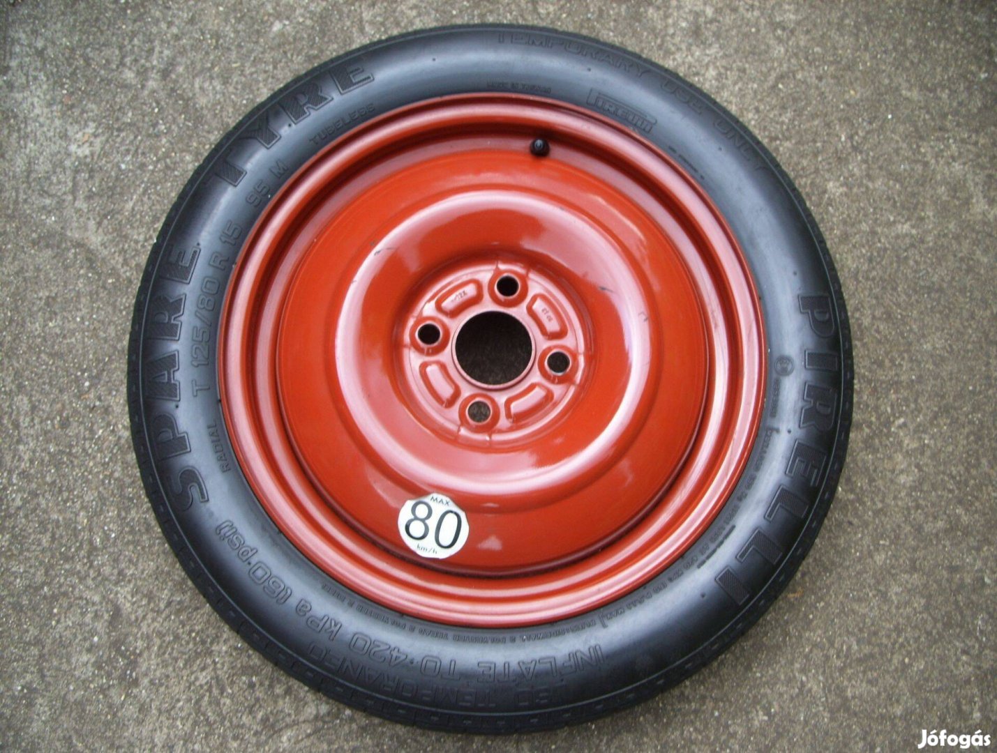 Mankókerék pótkerék Suzuki Opel Hyundai Kia Toyota 15" 4x100 mm