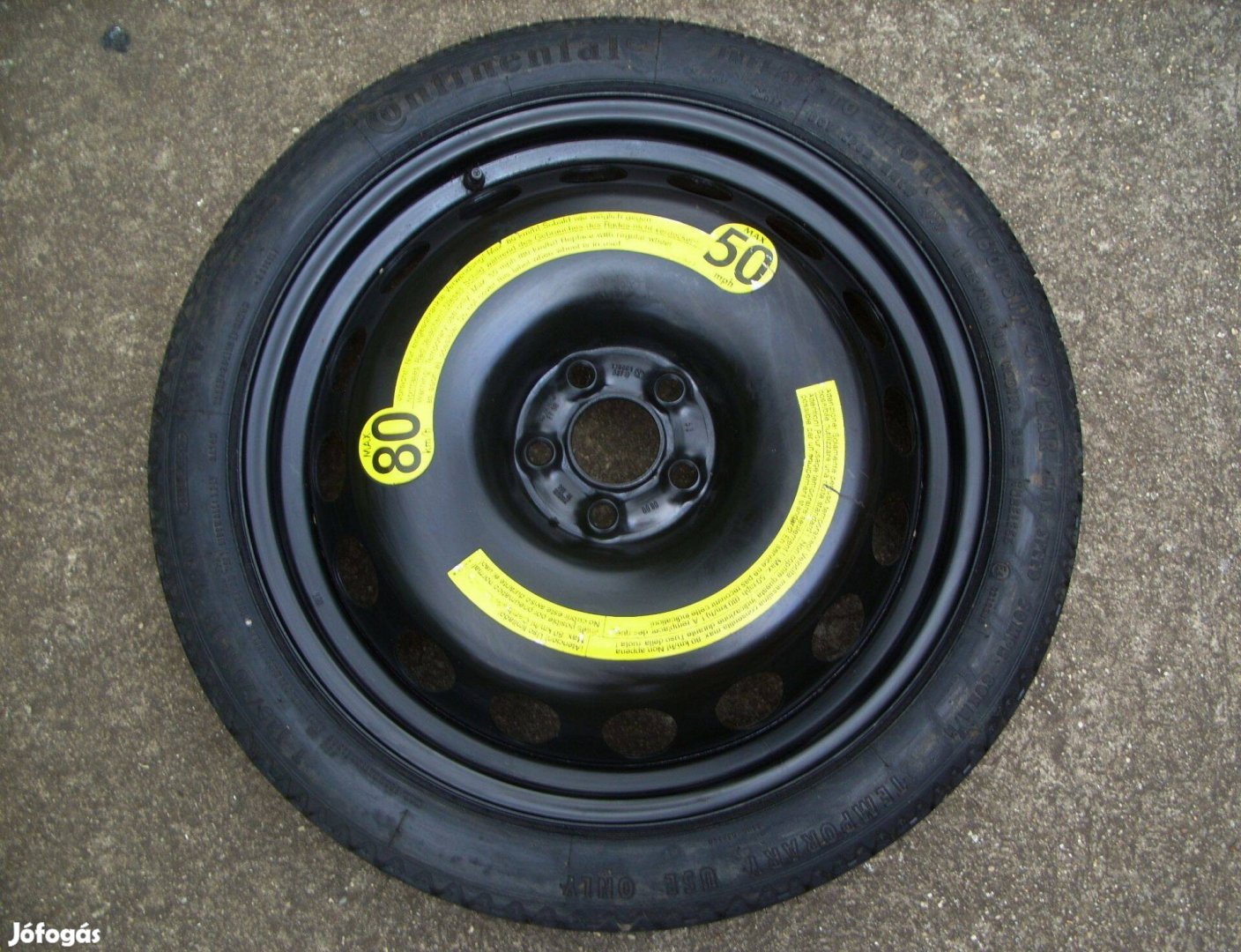 Mankókerék pótkerék VW Audi Volkswagen Seat Skoda 18" 5x100 mm