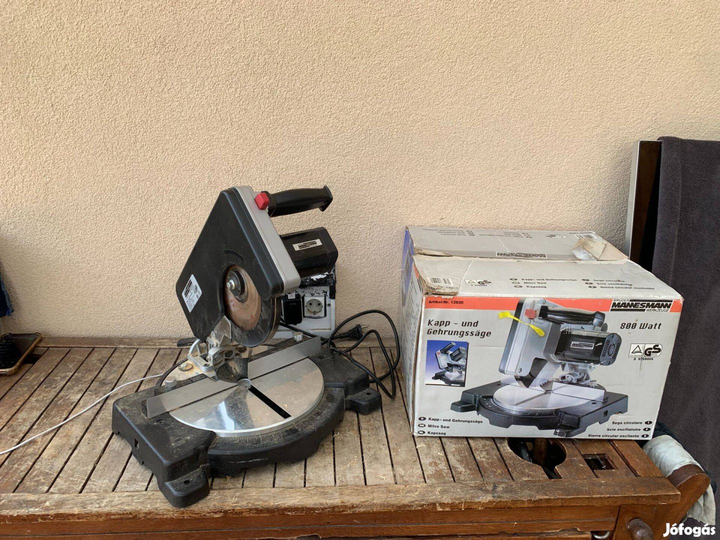 Mannesmann 210 mm 800 W Elektromos Gérvágó Bűtűző Újszerű!