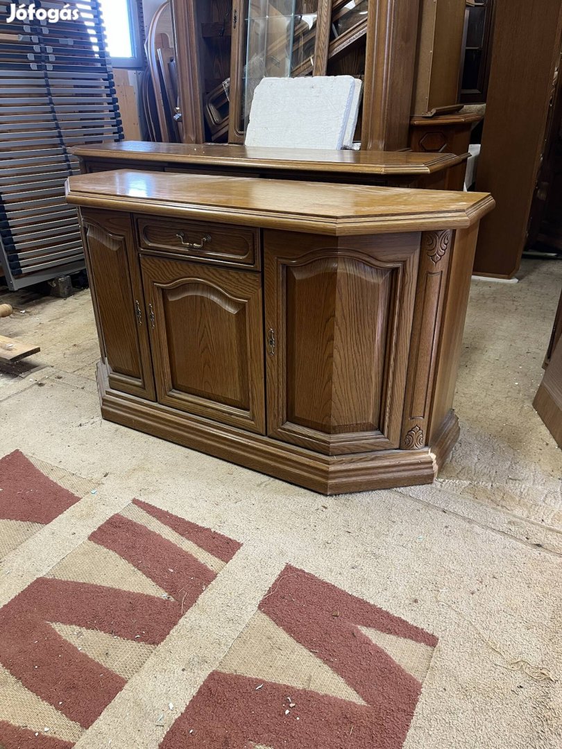 Manó bútor Vinte tölgyfa frontos tálaló komód Országos