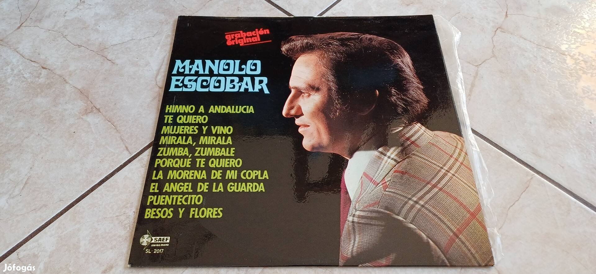 Manolo Escobar bakelit hanglemez