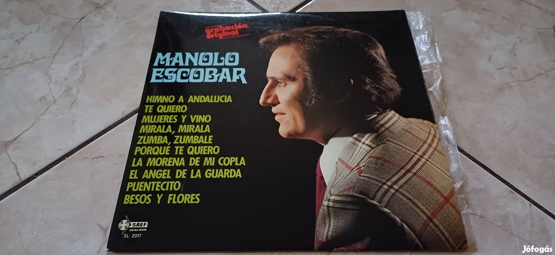 Manolo Escobar spanyol bakelit hanglemez