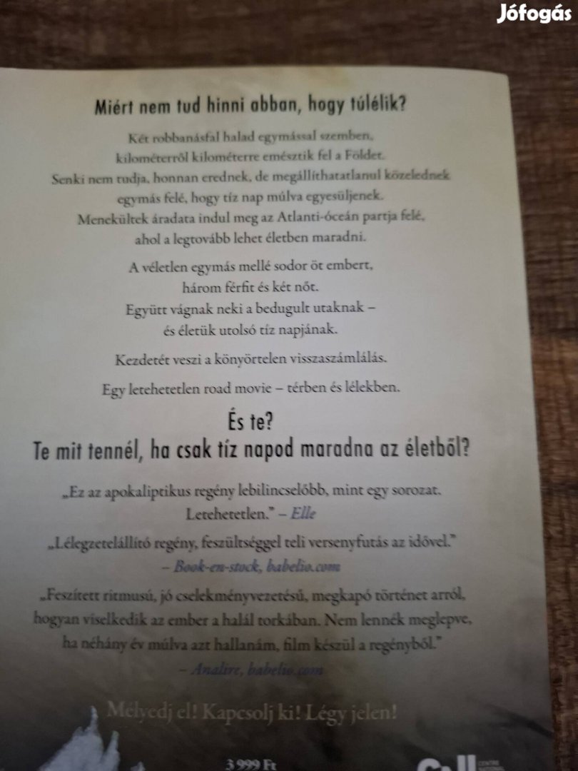 Manon Fargetton Tíz nappal a világvége elött