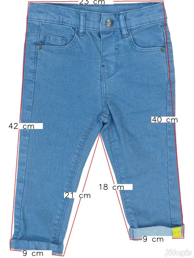 Manor Új (címkés) Fiú Farmernadrág (Méret: 74)