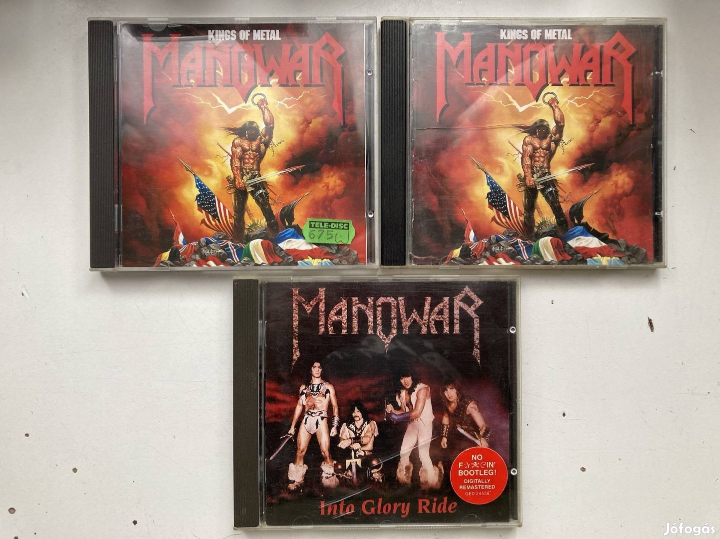 Manowar Into glory Kings of metal CD egyben Heavy