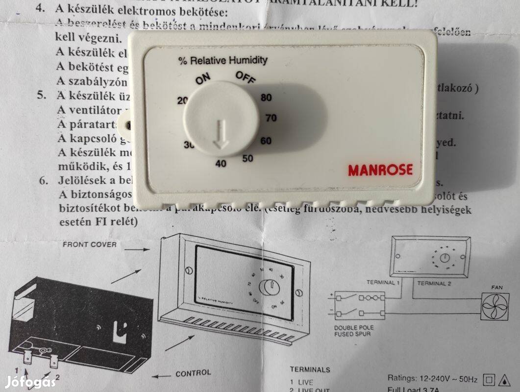 Manrose páratartalom kapcsoló