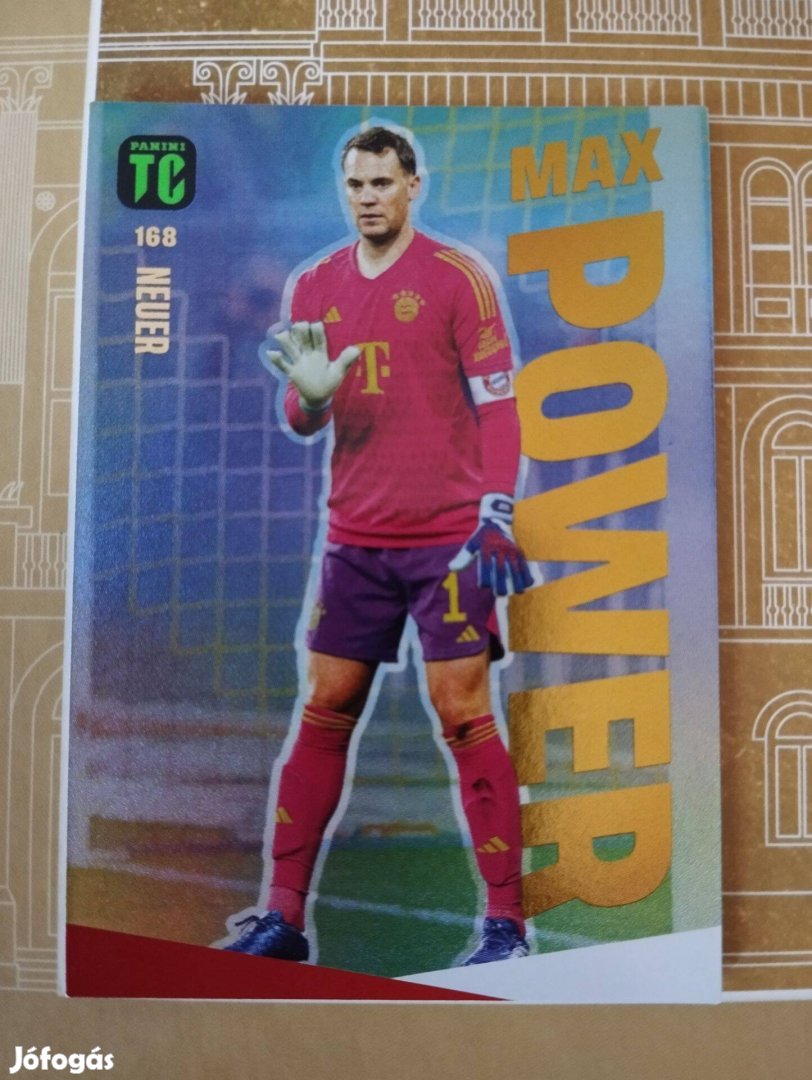 Manuel Neuer (Bayern München) Max Power Top Class 2024 focis kártya