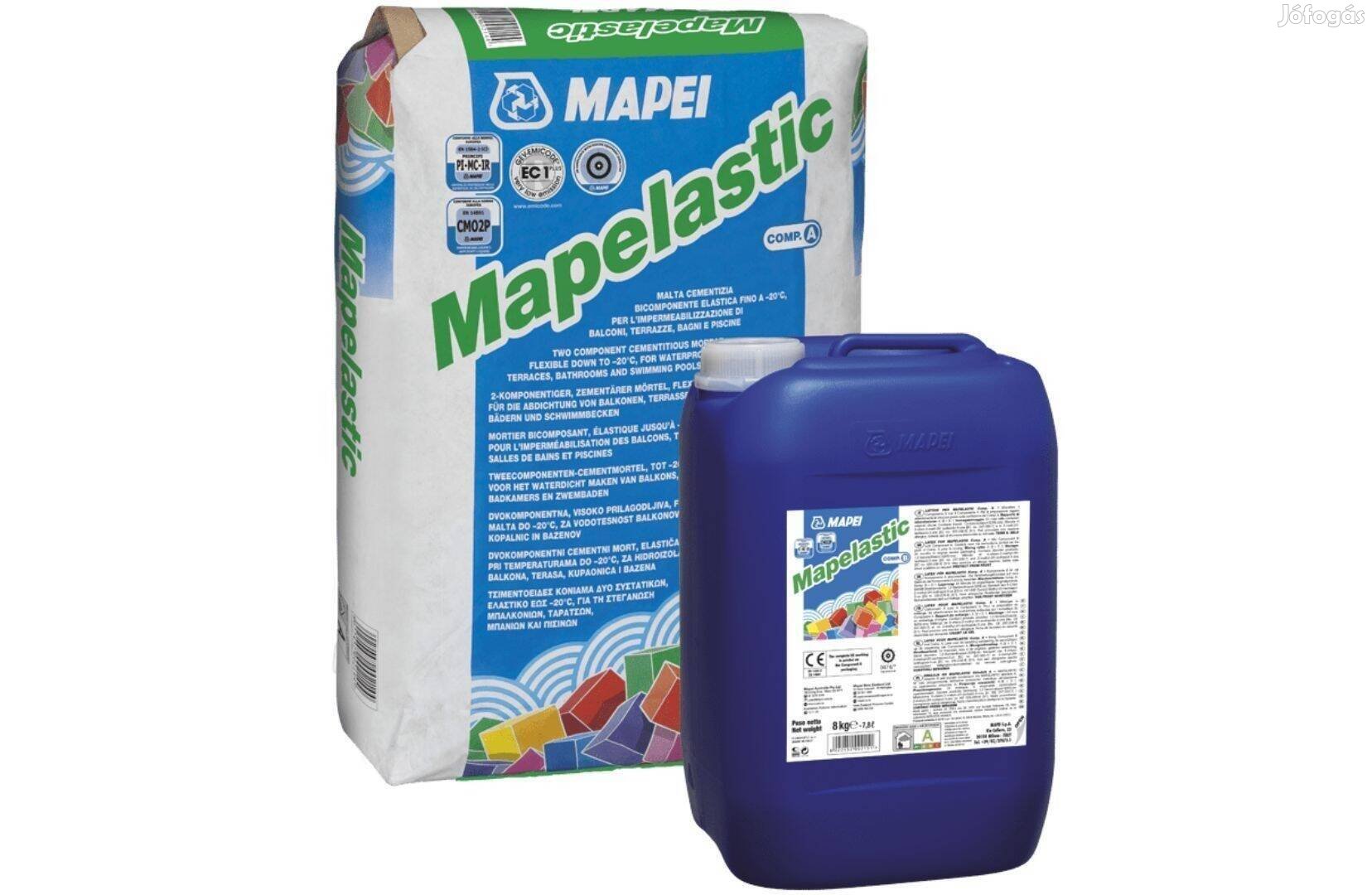 Mapei 2 komponensű kenhető vízszigetelés Mapelastic 32kg 39900ft