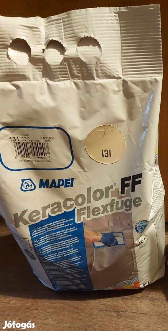 Mapei Keracolor FF flexibilis fugázó vanília szín, bontatlan 5 kg