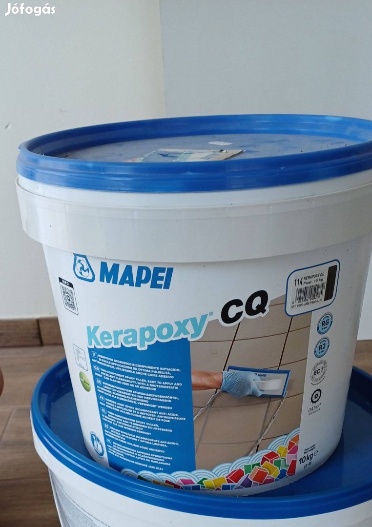 Mapei Kerapoxy CQ 114 (antracit) 10 kg epoxy fugázó