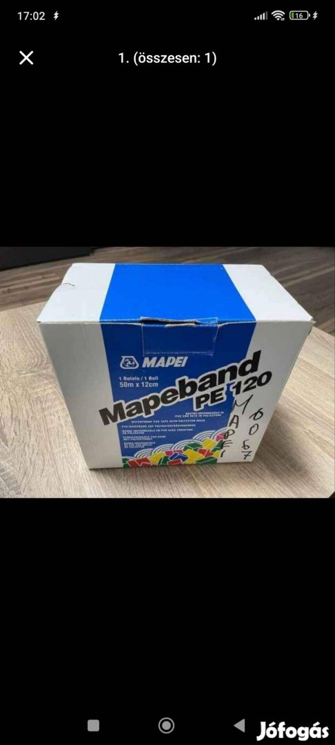 Mapei Mapeband PE120 sarokerősítő szalag 50 meter